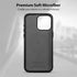 Belemay iPhone 15 Pro Max Leather Case, Compatible with MagSafe, Full-Grain Leather, Slim Fit & Sleek - Black