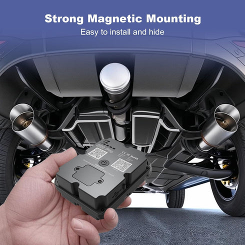 wanwaytech 7 Magnetic,IP67 4G GPS Tracker for Vehichles, up to Months Long Battery Life, Real Time Tracking, Unlimited