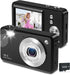 fceoul Digital Camera for Kids,1080P 48MP Point and Shoot Digital Cameras with 32GB