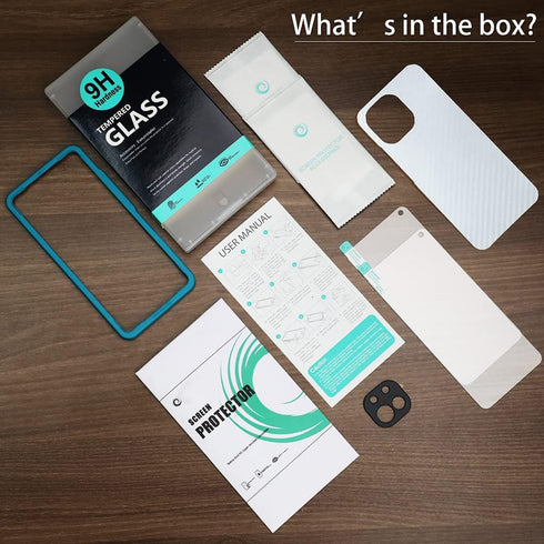 Ibywind Screen Protector for Xiaomi 11 Lite 5G NE/Mi 11 Lite 5G/4G with 2Pcs Tempered Glass, 1Pc Camera Lens Protector,