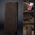 CaseMe Wallet Case for Samsung S20 5G - Card Holder Kickstand Magnetic Leather Flip Case (Coffee)