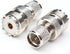 Mini UHF Male to UHF Female Connector, Pl259 Coax Adapters, 2 Packs