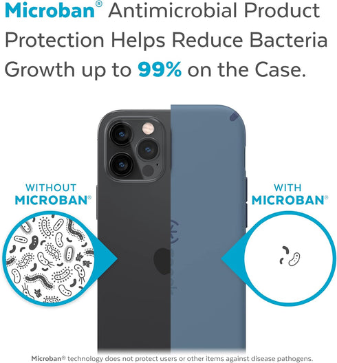 Speck 12 12 6.1" Products Candyshell Pro Case fits iPhone and Pro, Model, Compatible with MagSafe, Mystery Blue/Faded