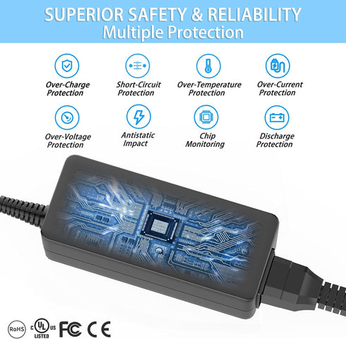 VHBW 40W AC Adapter Charger Replacement for Samsung ATIV Book 9 NP900X3C NP900X3D NP900X3E Power Cord