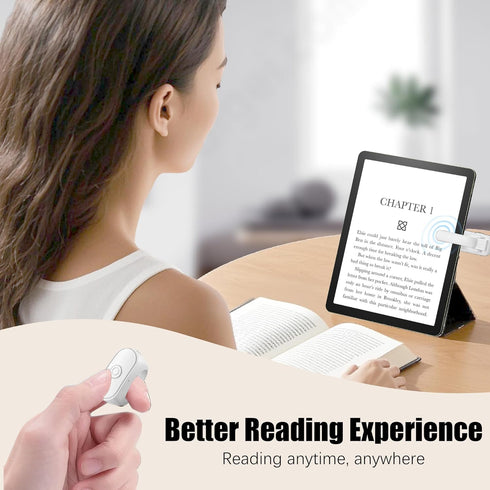 Generic Remote Control Page Turner Ring for Kindle Paperwhite/Scribe/Oasis, Wireless RF Remote Control Clicker