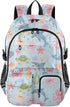 ALAZA School Backpack for Teen Girls Boys Ocean Crab Turtle Shells Kids