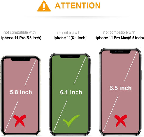 KIHUWEY iPhone 11 Case Wallet with Credit Card Holder, Premium Leather, Magnetic Clasp, Heavy Duty Cover (Rose Gold)