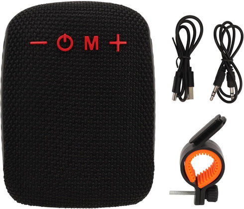 Bluetooth Speaker for Bike, Waterproof Portable Mini Outdoor Speaker for Cycling, Riding, Hiking (Black)