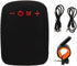 Bluetooth Speaker for Bike, Waterproof Portable Mini Outdoor Speaker for Cycling, Riding, Hiking (Black)