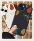 ZEZHOU Compatible iPhone 14 Case, Cute Pattern Design for Women Men, Soft Lambskin Flexible Protective TPU Case