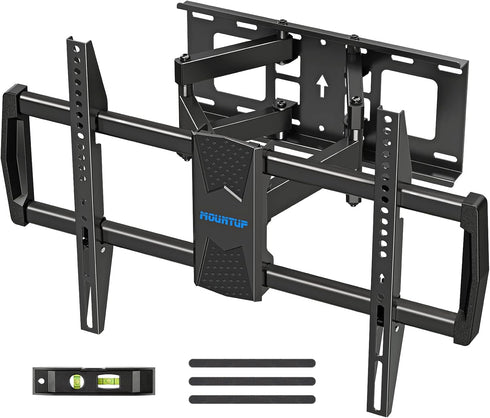 MOUNTUP Full Motion TV Wall Mount for 42-82 inch TVs, Articulating Swivel and Tilt Bracket, Max VESA 600x400mm