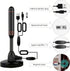 BAOZMINAN 4K 1080p,Easy Installation,16.5ft Cable,2 TV Antenna Smart TV Indoor,Long Range Reception for Local Channels