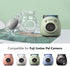 MUZIRI KINOKOO Fuji Mini Pal Camera Clear Case with Selfie Mirror - Hard PC Crystal Clear Protective Case for Instax