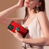 IDweel iPhone 15 Plus Case: 2-in-1 Shockproof Cover with Screen Protector, 360° Ring Holder, Camera Lens Protector, Red.