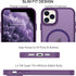 BENTOBEN iPhone 11 Pro Case - Dark Purple, Slim Shockproof, Translucent Matte, MagSafe Compatible, 5.8" Protective