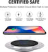10W Fast Wireless Charger Pad Compatible with Samsung Galaxy S9/S9+/Note 8/S8/S8 Plus, iPhone Xs Max/XR/XS