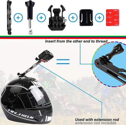 Insta360 Complete Motorcycle Bundle Mounting Kit for ONE X3/X2/X 360 Cameras, Compatible with ONE R/RS, GoPro