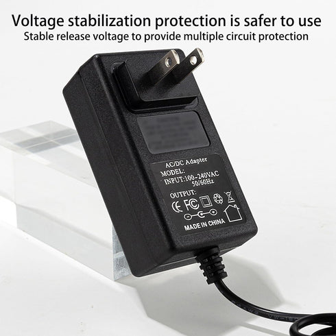 15V 2A Power Adapter, 15Volt AC Charger with 8 Interchangeable DC Plugs for 15V Electronics, 2000mA, 1500mA, 1000mA