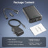 rapthor 12V 6500mAh 5V 13000mAh Pack 12.6V 2A Upgraded Rechargeable / DC Output Battery with Fast Charging Adapter