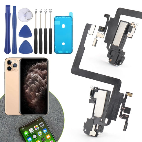 Earpiece Speaker Replacement for iPhone 11 Pro Ear Speaker Flex Cable with Tool
