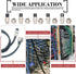 Hilitchi 32-Pieces Metal Aviation Wire Connector Plug Assortment Kit, 6 7 8 9 10 Pin 16mm Male Female