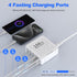 166W GaN 10-Port USB C Charging Station, PD20W QC18W Fast Charging Wall Charger for iPhone 15/14/13/12/11