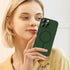 iPhone 14 Pro Max Magnetic Case for Women - Matte Luxury Soft Metallic, Magsafe Compatible, with Camera Lens Protector