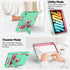 AICase iPad mini 6 (2021) Case with Screen Protector, Kickstand, Shockproof Heavy Duty Rugged Protection (Light