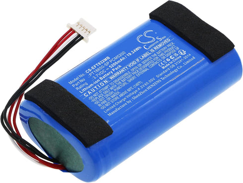 Cameron Sino 5200mAh Replacement Battery for Eufy Spaceview Pro Baby Monitor, T8321-M, PT18650-SP