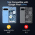 JETech Magnetic Case for Google Pixel 8 Pro 6.7-Inch 2023, Compatible with MagSafe, Translucent Matte Back Shockproof Phone Cover (Bay)