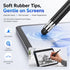 HATOKU 4 Packs Stylus Pen for iPad & Touchscreen Devices, Dual Tip Rubber Styluses, No Bluetooth/No Charging, High