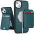 iPhone 13 Case with Credit Card Holder Mag Safe, Leather Wallet Case for Women, Detachable 2-in-1 Compatible with Mag