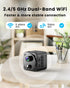 VIDCASTIVE 4K 2.4/5GHz 150 Mini Hidden Camera Dual-Band WiFi Indoor Security Camera with AI Human Detection, Night