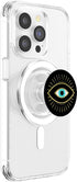 Yellow Evil Eye Black PopSockets MagSafe PopGrip for iPhone
