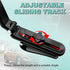 LTDCVTR 360 Sun Visor Car Phone Holder, Universal Rotating Sun Visor & Rearview Mirror Phone Holder Mount - Retractable