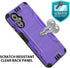 TJS Boost Mobile Celero 5G 2024 (3rd Version) Case, with Tempered Glass Screen Protector, Magnetic Support Hybrid