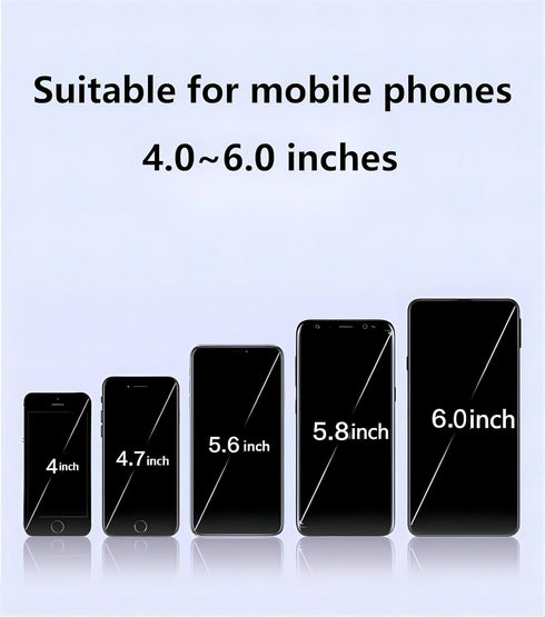 Car Phone Holder, Sleek Compact Gravity Phone Mount for Vent, Cartoon Mini Stand for 4.0-6.0 Inch Smartphones