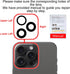 2PCS ASDAWN Back Rear Camera Lens Glass Replacement for iPhone 15 Pro Max 6.7 Inches with Installation Manual