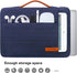 Lacdo 360° Protective 14 Inch Laptop Sleeve Case for HP Lenovo Dell ASUS Acer Chromebook 14, Blue