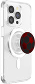 Red Soccer Ball on a Black PopSockets PopGrip for MagSafe