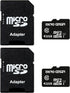 INLAND Micro Center 32GB Class 10 MicroSDHC Flash Memory Card with Adapter for Mobile Device Storage (2 Pack)