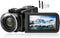 Zorlsk 2.7K Video Camera Camcorder, 42MP 18X Digital Zoom Vlogging Camera for YouTube,