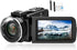 Zorlsk 2.7K Video Camera Camcorder, 42MP 18X Digital Zoom Vlogging Camera for YouTube,