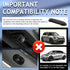 Aokdom Car Rear View Camera Protection Cover,Wider Back Up Camera Rain Guard for Clarity of Image,Non-Destructive