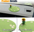 GAOLAOSY 4" 3.2" Car Dashboard Non-Slip Mat, Multifunctional Adhesive Gel Pad for Car Interior, Cute Flower Sticky Dash