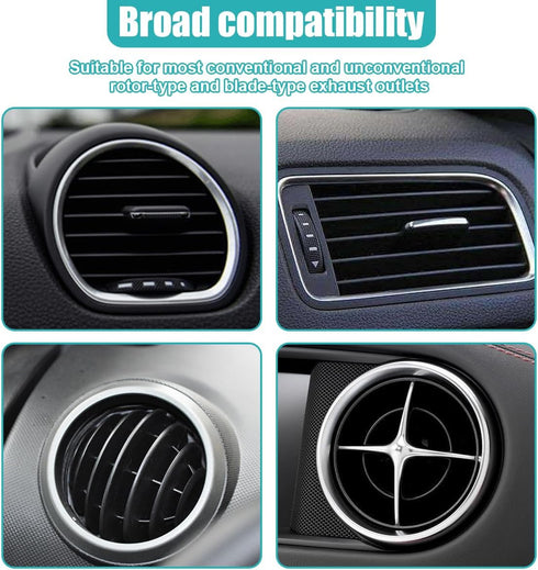 Tuxihapp 360 Car Cell Phone Holder for Air Vent Universal Cellphone Stand Clamp Car Phone Mount Fits Most iPhone