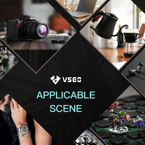 VSGO Soft Tip Strong Air Blower, Single Air Intake Camera Lens Blower with Self-Suction Cup for Various Uses
