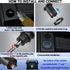 83W 12V USB Outlet Laptop Charger: 2 Pack 65W USB-C PD3.0 and 18W QC3.0 Multi Car USB Port 12V Socket Waterproof with