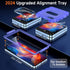 YWXTW EZ Alignment for Samsung Galaxy Z Flip 6 Screen Protector, 3Pcs Inner Soft EPU Film + 2Pcs Front Display Tempered