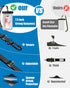 Floating Waterproof Phone Pouch - IPX8 Case for iPhone 15 14 13 Pro Max Galaxy S24 S23, with Adjustable Lanyard